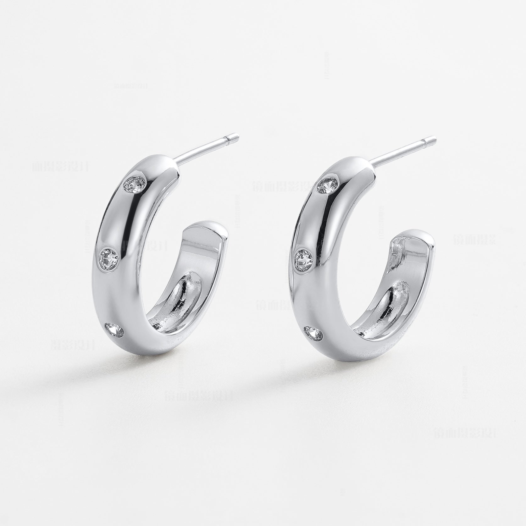 Talia Hoop - Silver