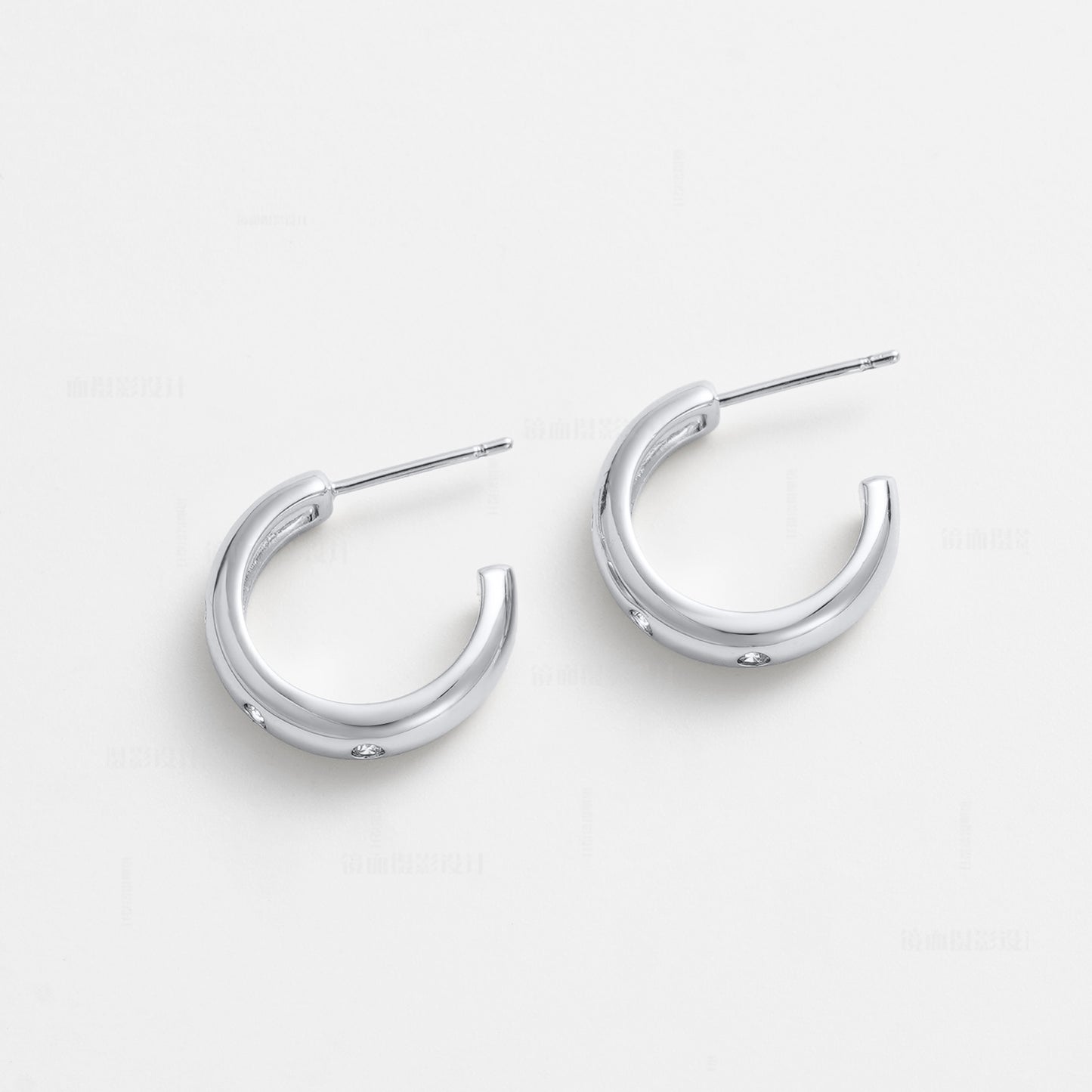 Talia Hoop - Silver