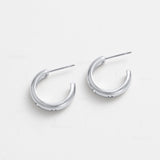 Talia Hoop - Silver