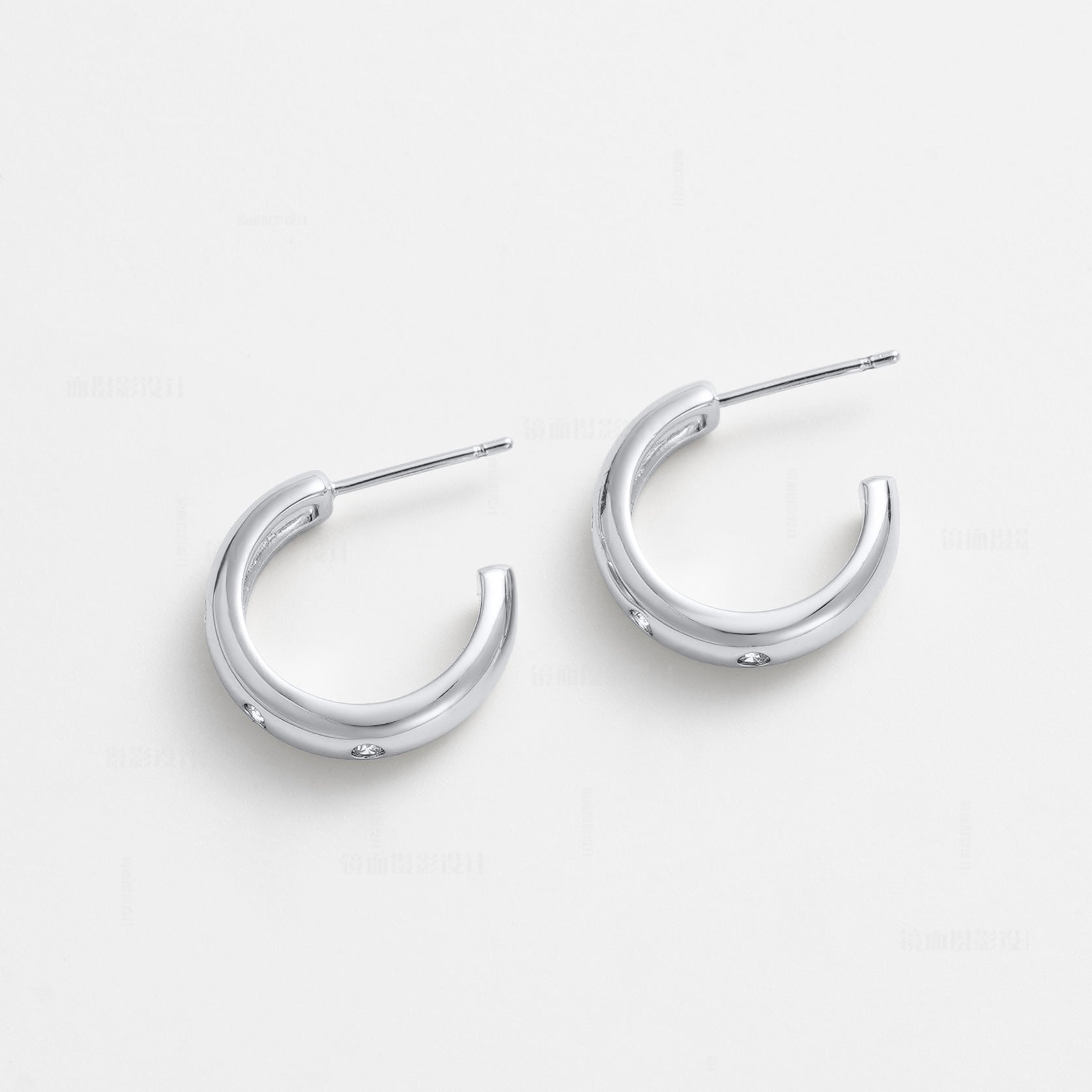 Talia Hoop - Silver