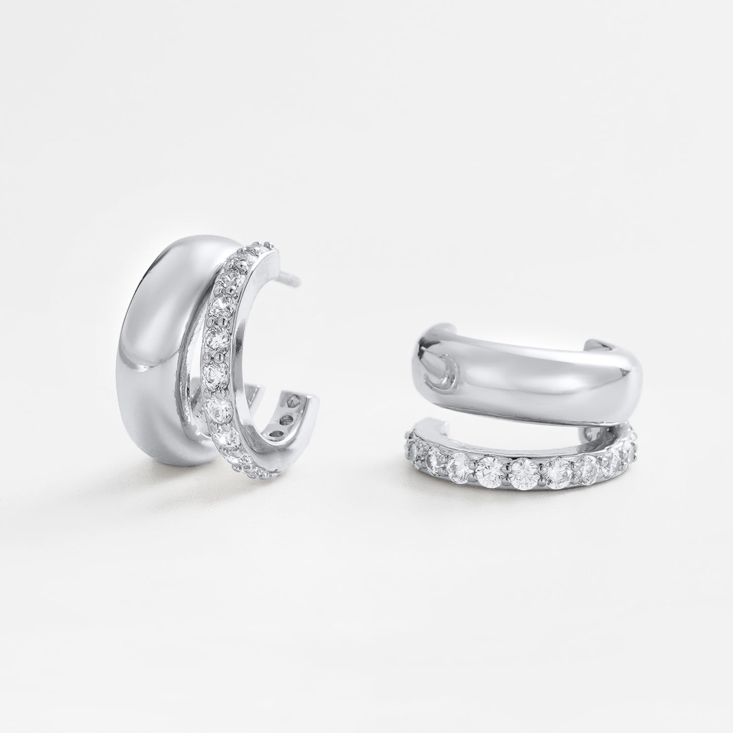 Zoe Hoop - Silver