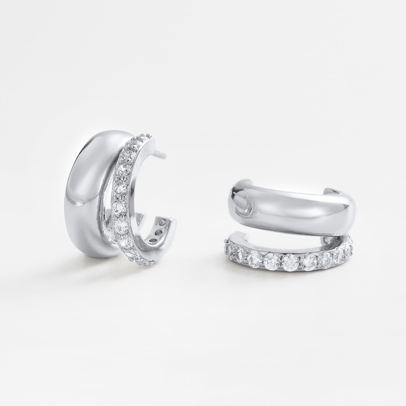 Zoe Hoop - Silver