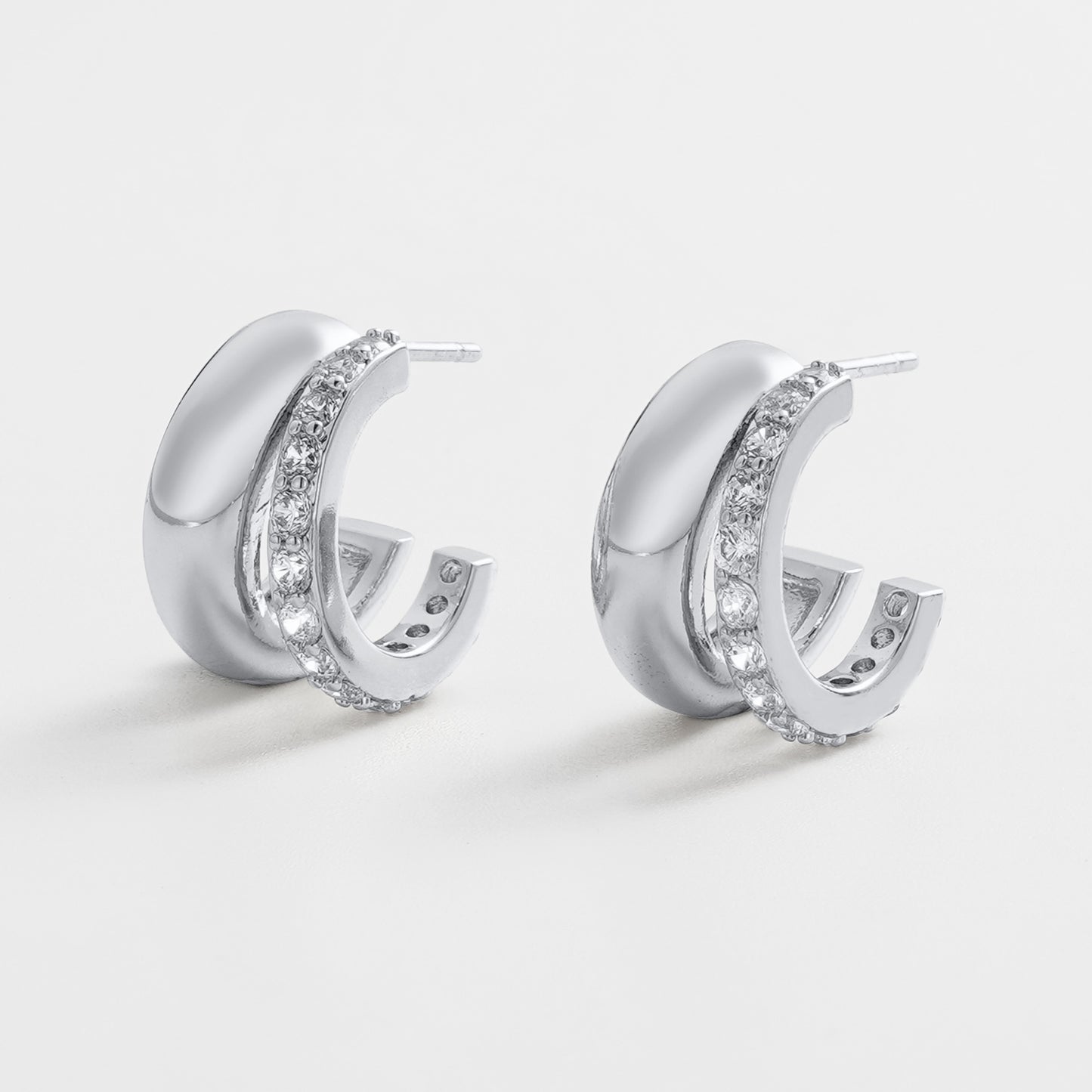 Zoe Hoop - Silver
