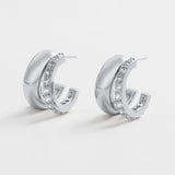 Zoe Hoop - Silver