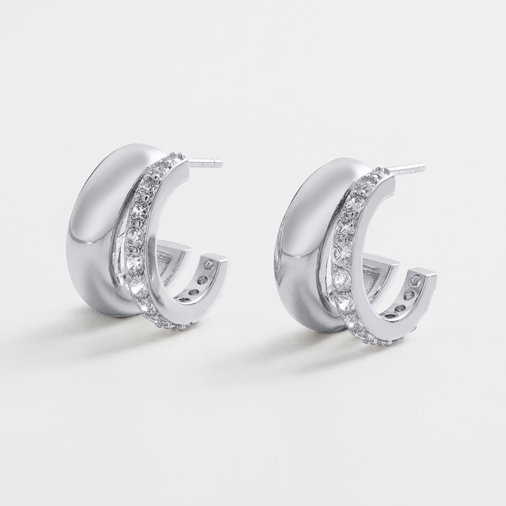 Zoe Hoop - Silver