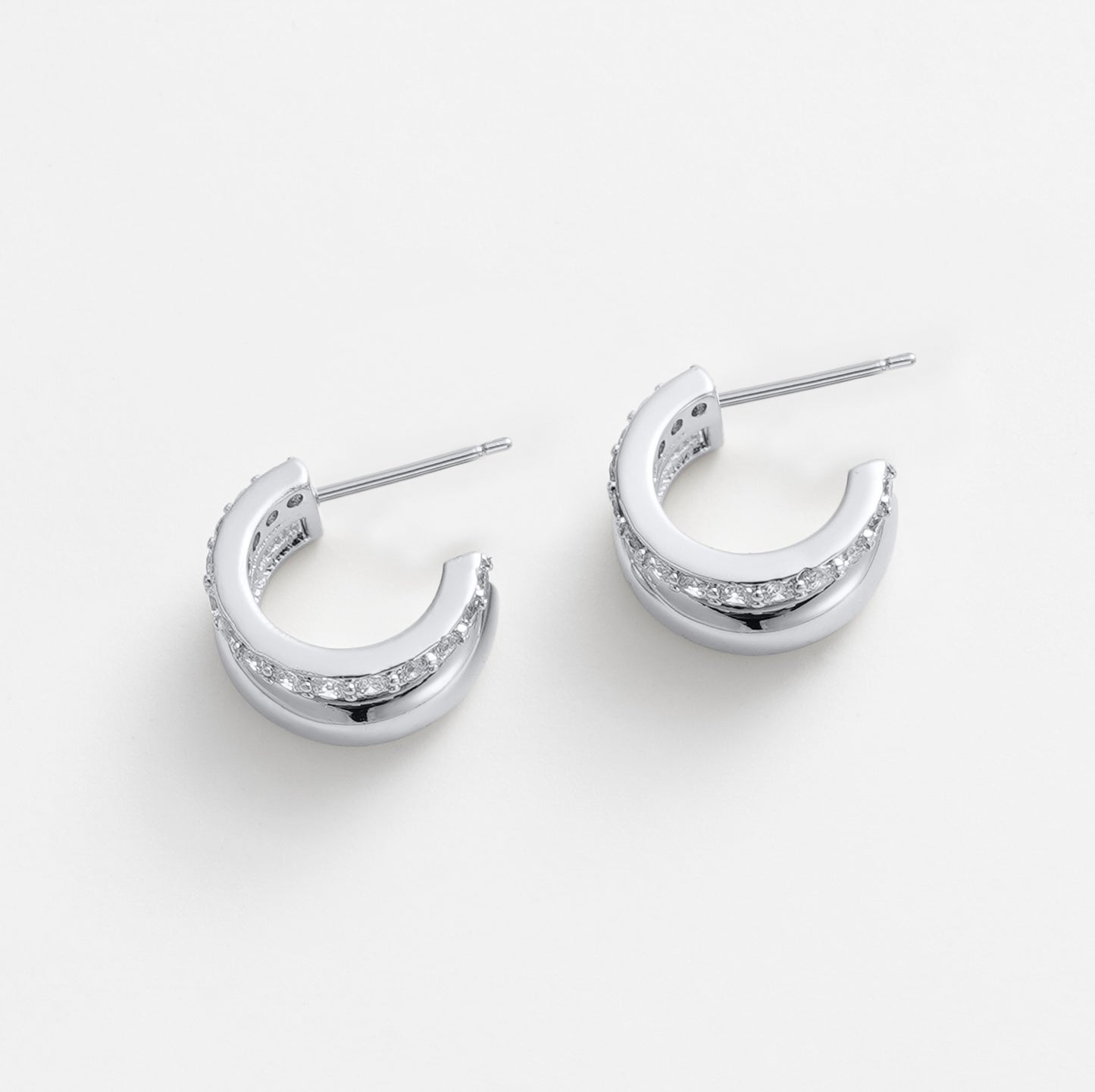Zoe Hoop - Silver