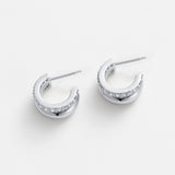 Zoe Hoop - Silver
