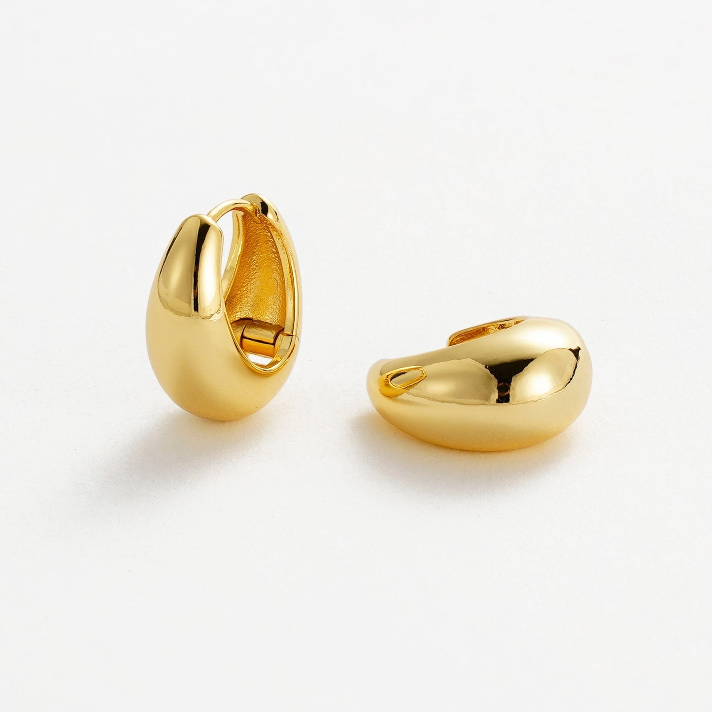 Steph Hoops Large - Gold