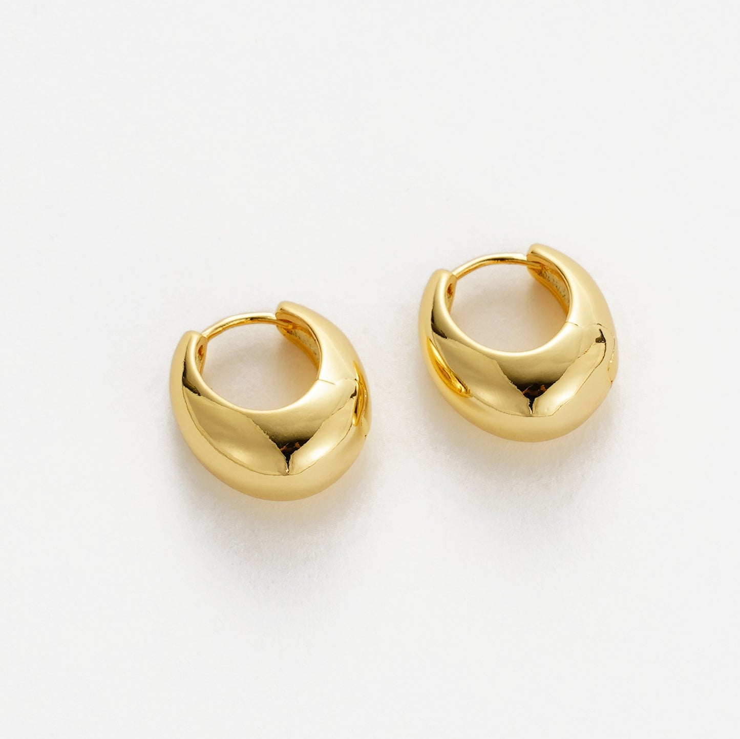 Steph Hoops Large - Gold