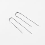 Ivy Thread Earring - Silver