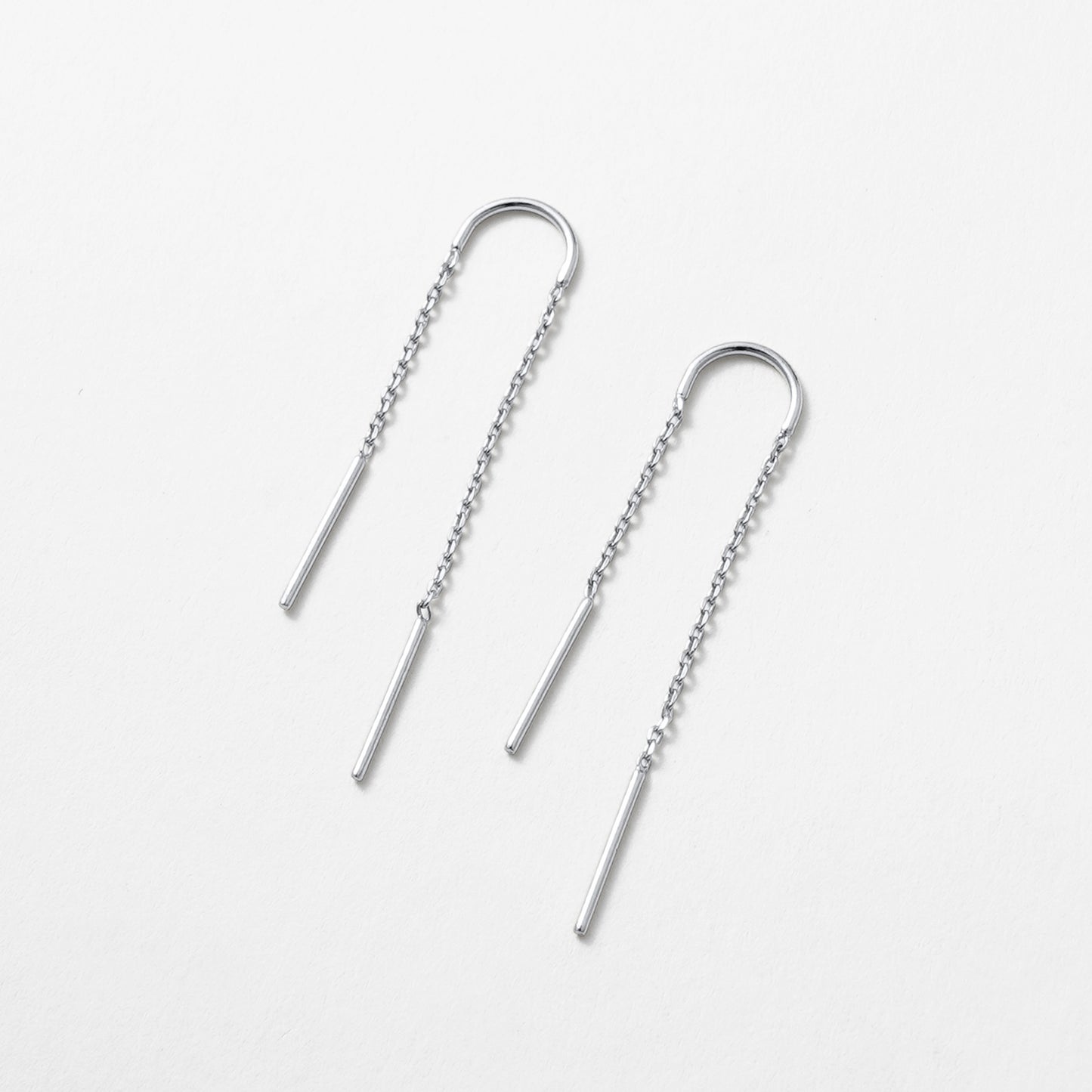 Ivy Thread Earring - Silver