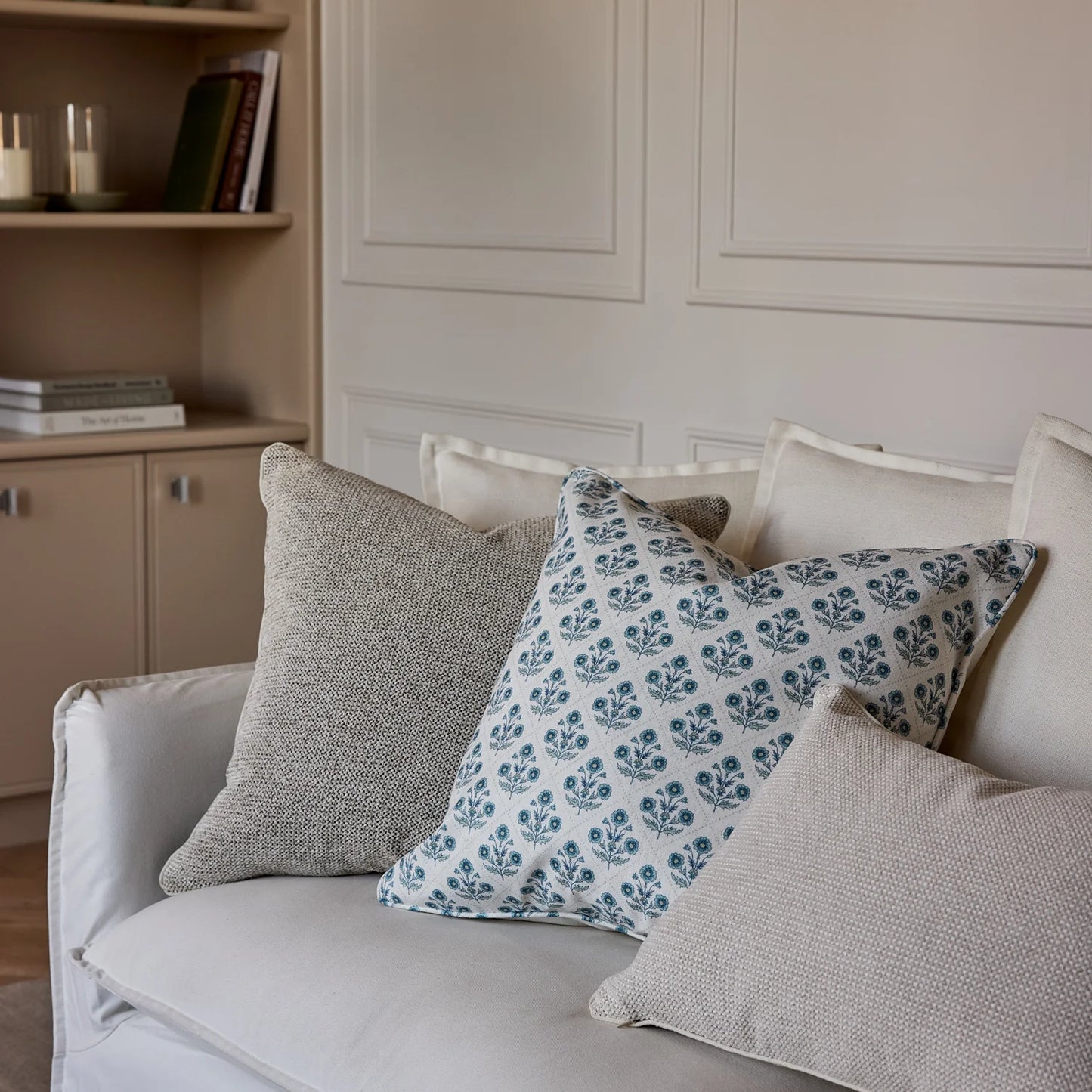 Amira Cushion 55cm - Blue