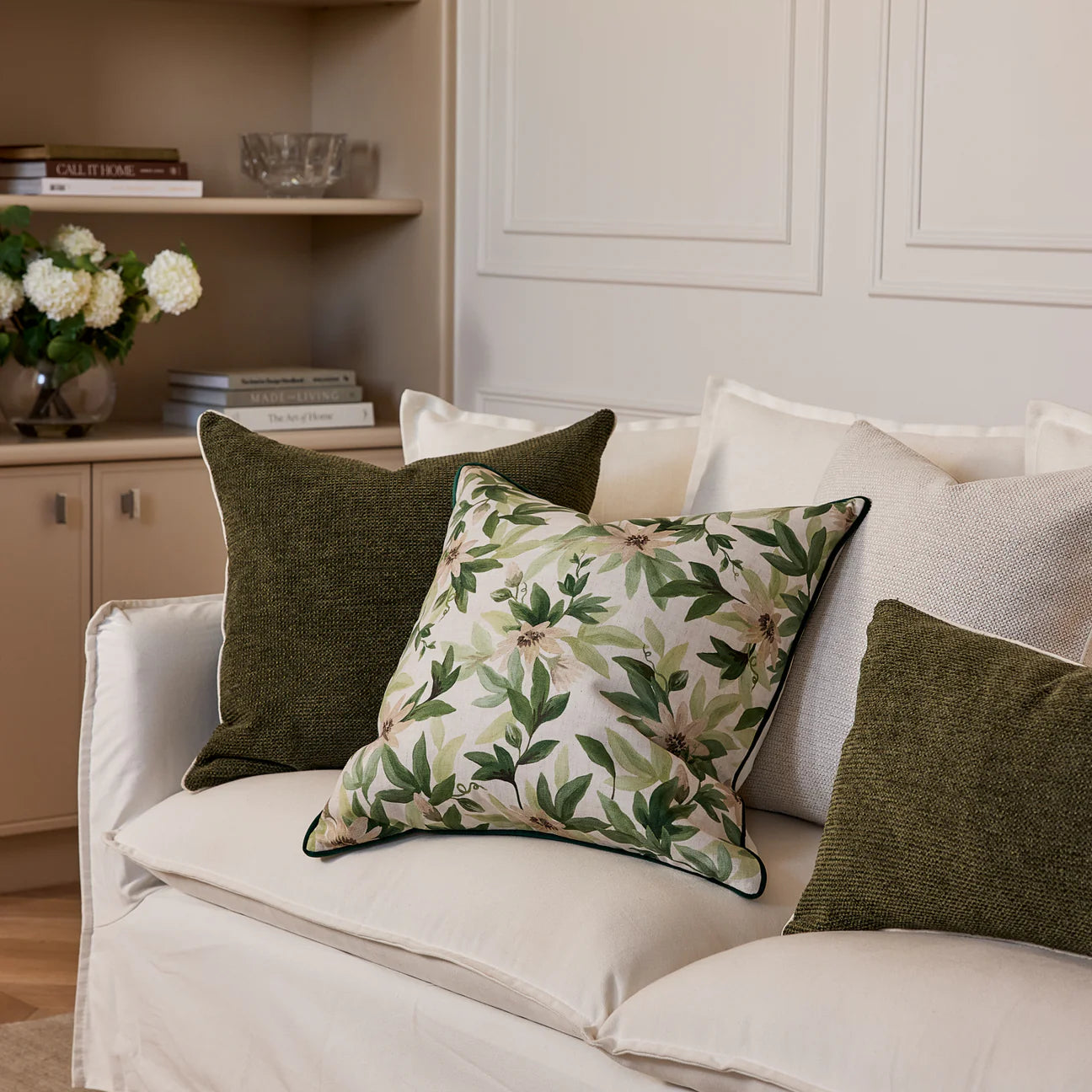 Passion Vine Cushion 55cm