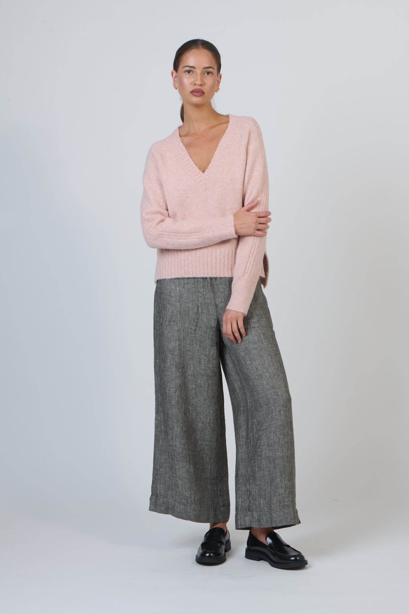 V Neck Knit - Nectar