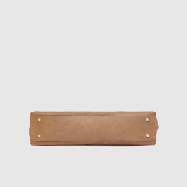 Elke Suedette Tote Bag - Honey