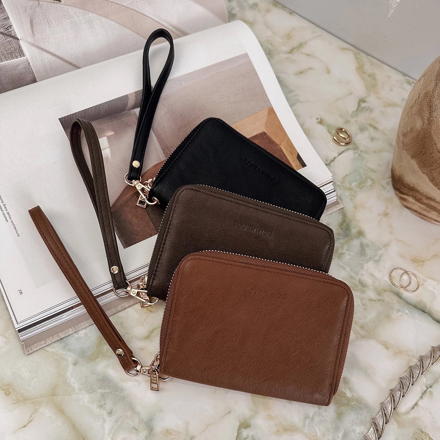 Eden Wallet - Saddle Chocolate