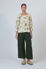 Linen Pant - Myrtle