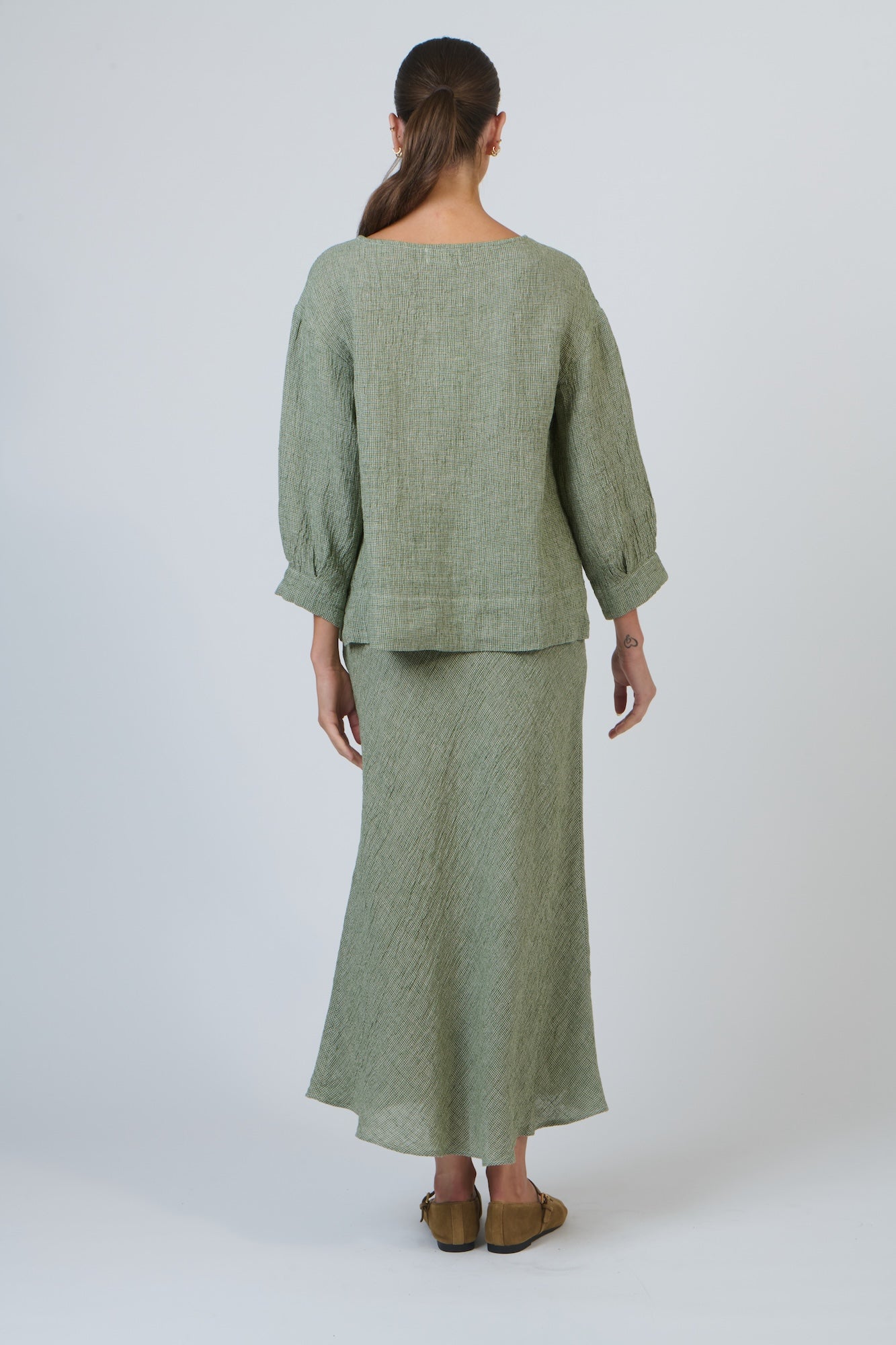Linen Blouse - Oregano