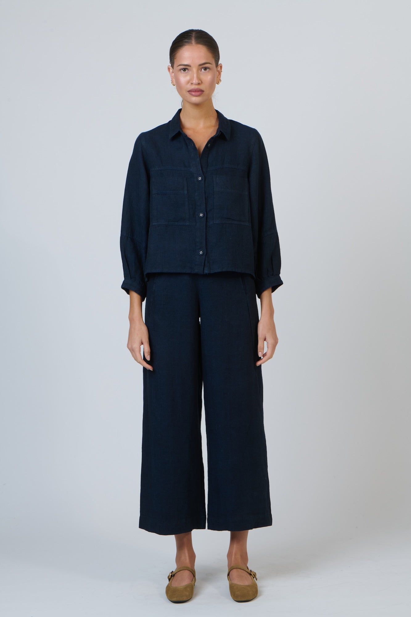 Linen Blouse - Diplomat