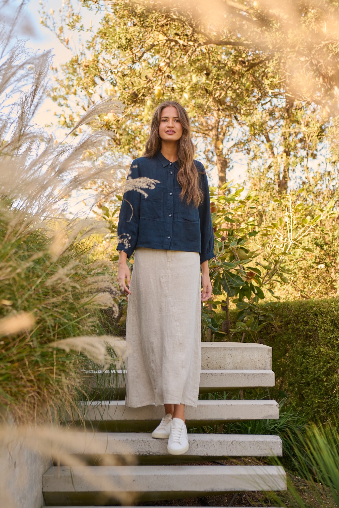 Linen Blouse - Diplomat