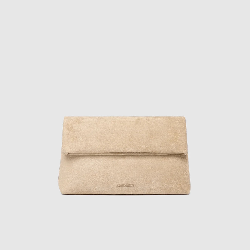 Luka Suedette Clutch - Blonde