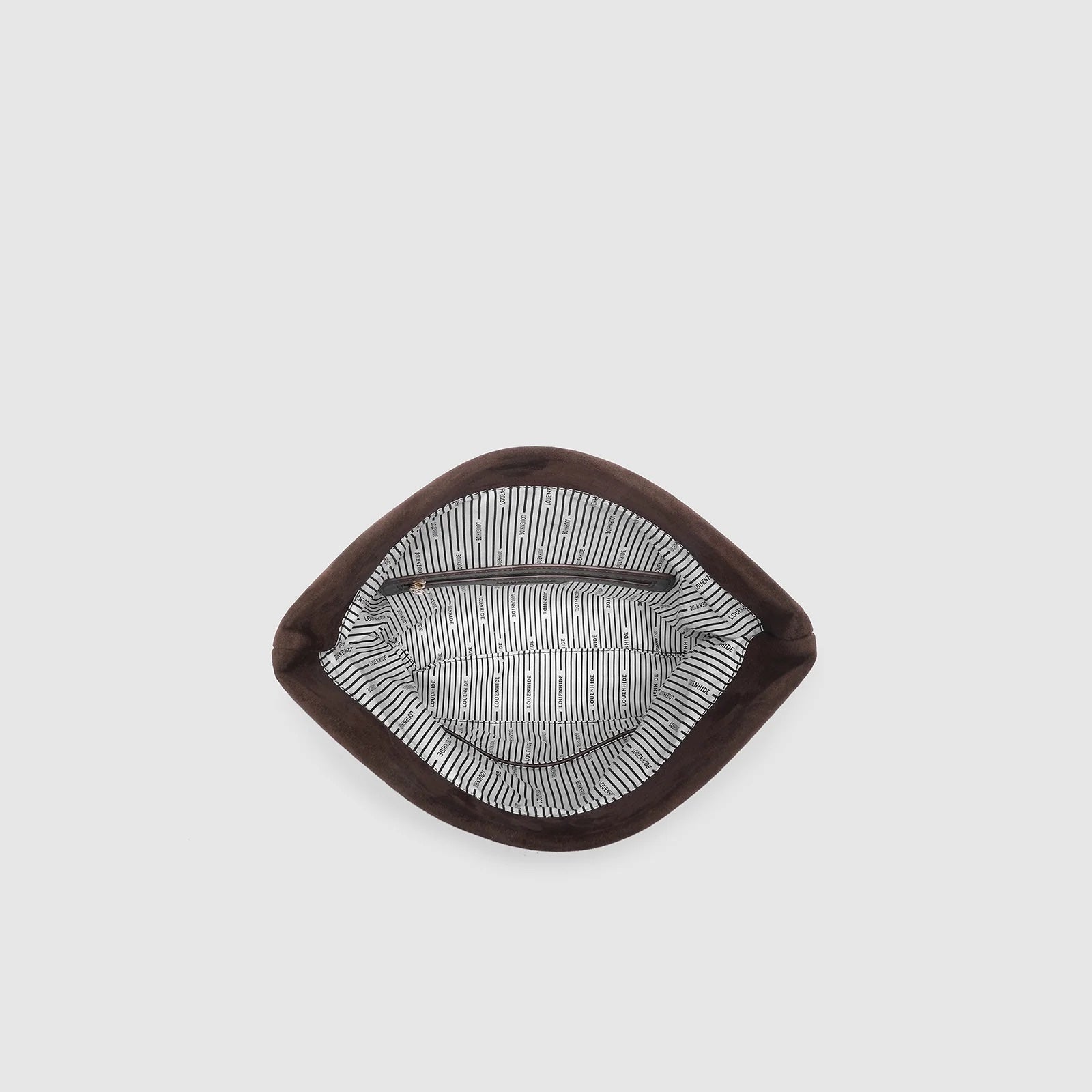 Luka Suedette Clutch - Chocolate