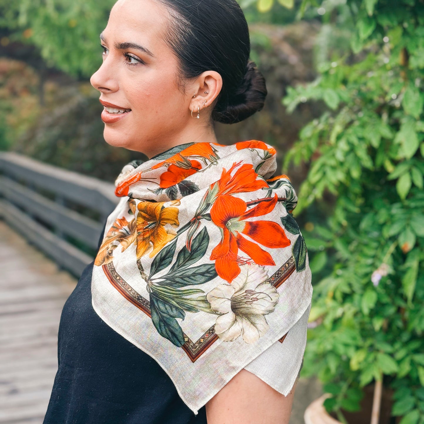 Silk Scarf - In Bloom