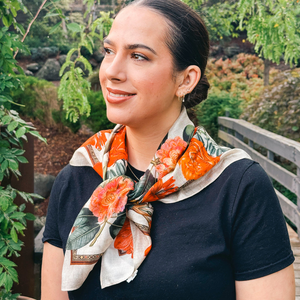 Silk Scarf - In Bloom