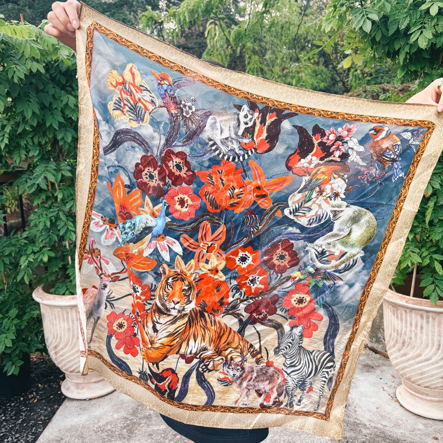 Silk Scarf - Exotic