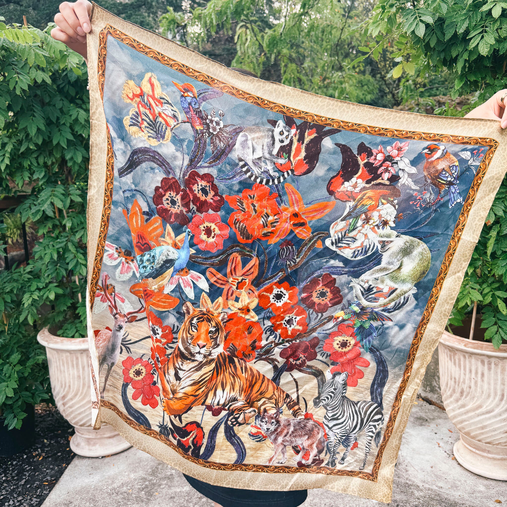 Silk Scarf - Exotic