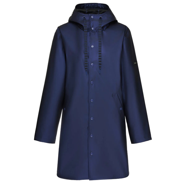 Charlie Rain Coat - Metalic Blue