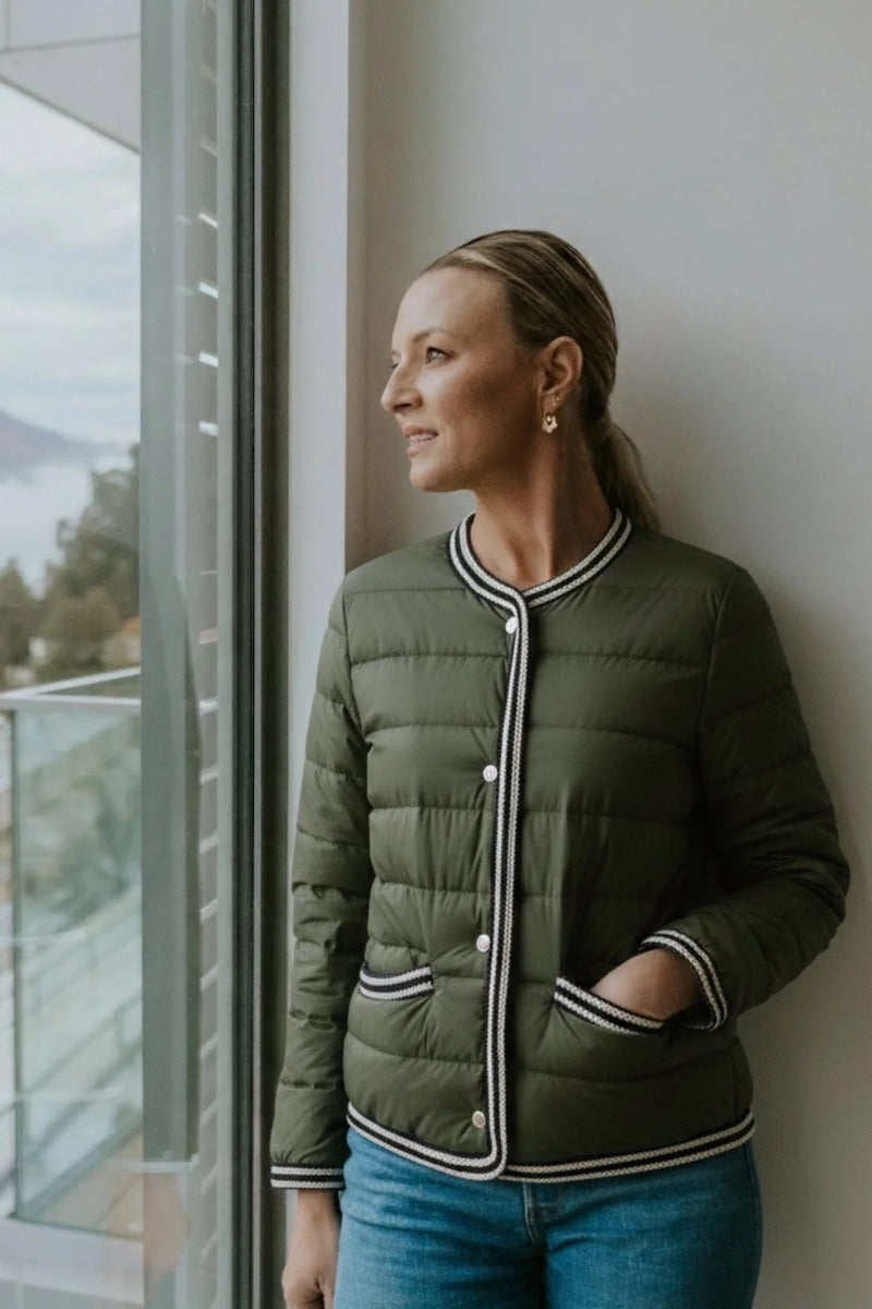 Fern 90/10 Down Jacket - Olive Green