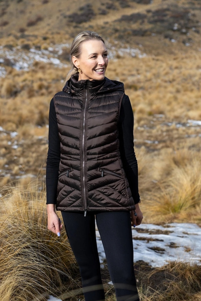 Mary Claire 90/10 Vest - Chocolate