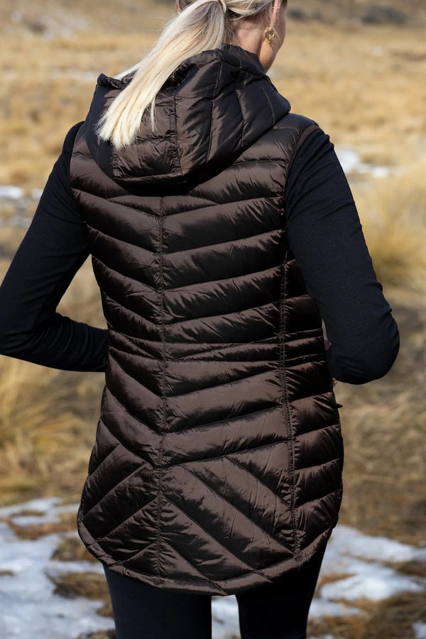 Mary Claire 90/10 Vest - Chocolate