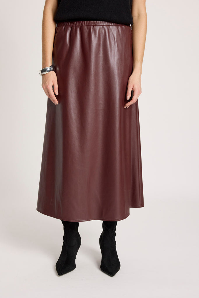 Amina Skirt - Mahogany