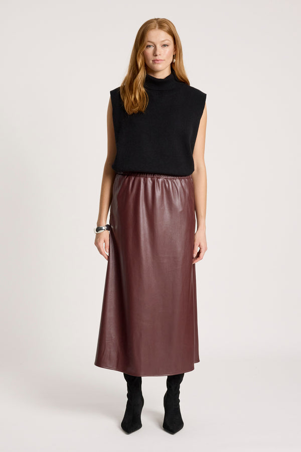 Amina Skirt - Mahogany
