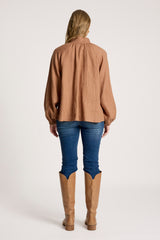 Bajau Button Shirt - Clay