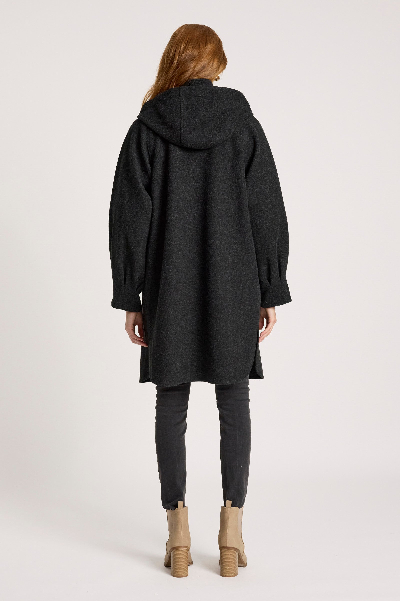 Sable Hood Jacket - Char