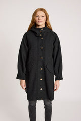 Sable Hood Jacket - Char