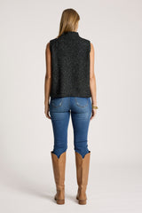 Zarda Knit Vest - Black