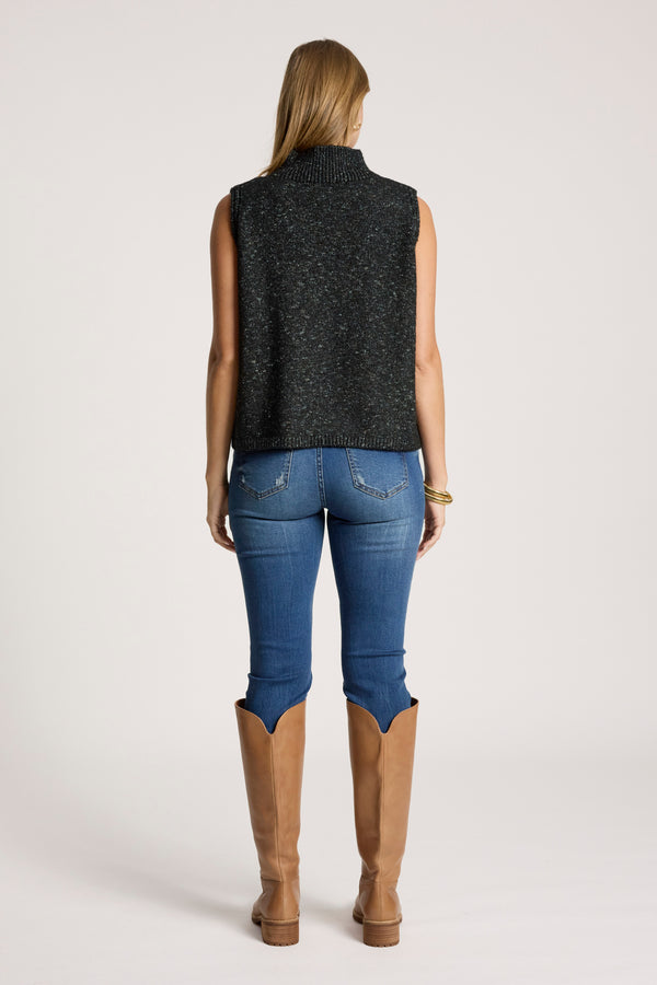 Zarda Knit Vest - Black