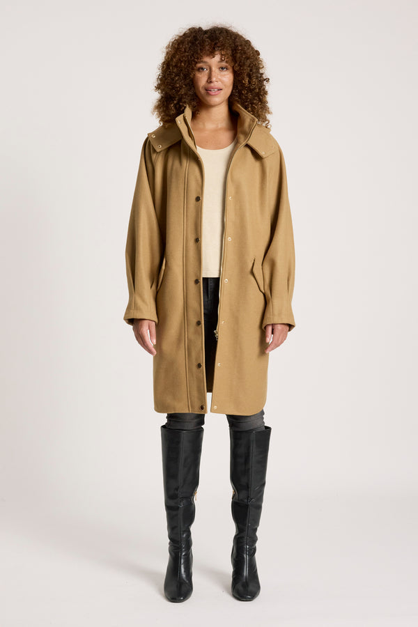 Sable Hood Jacket - Mocha
