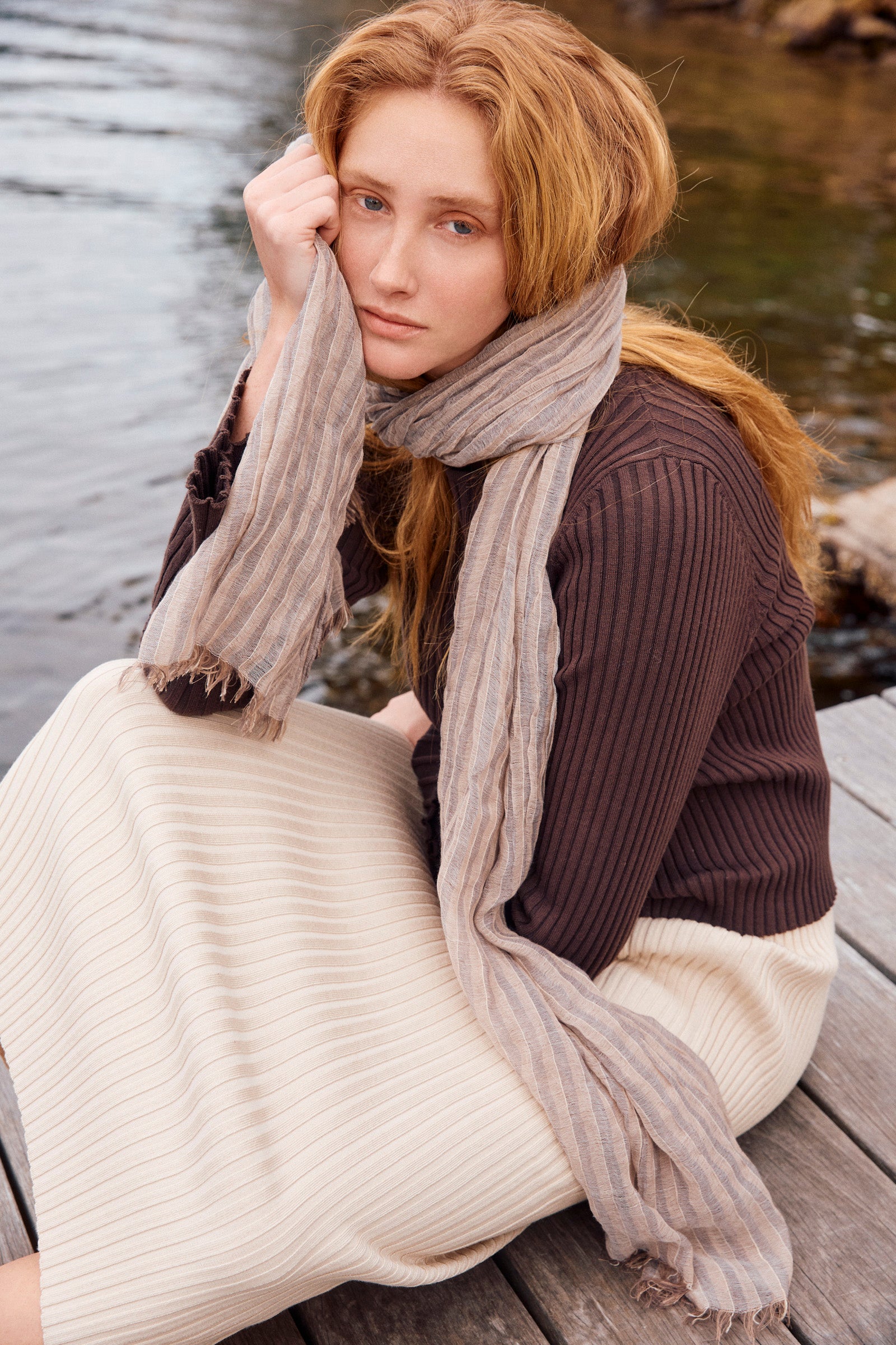 Darby Knit Top - Chocolate
