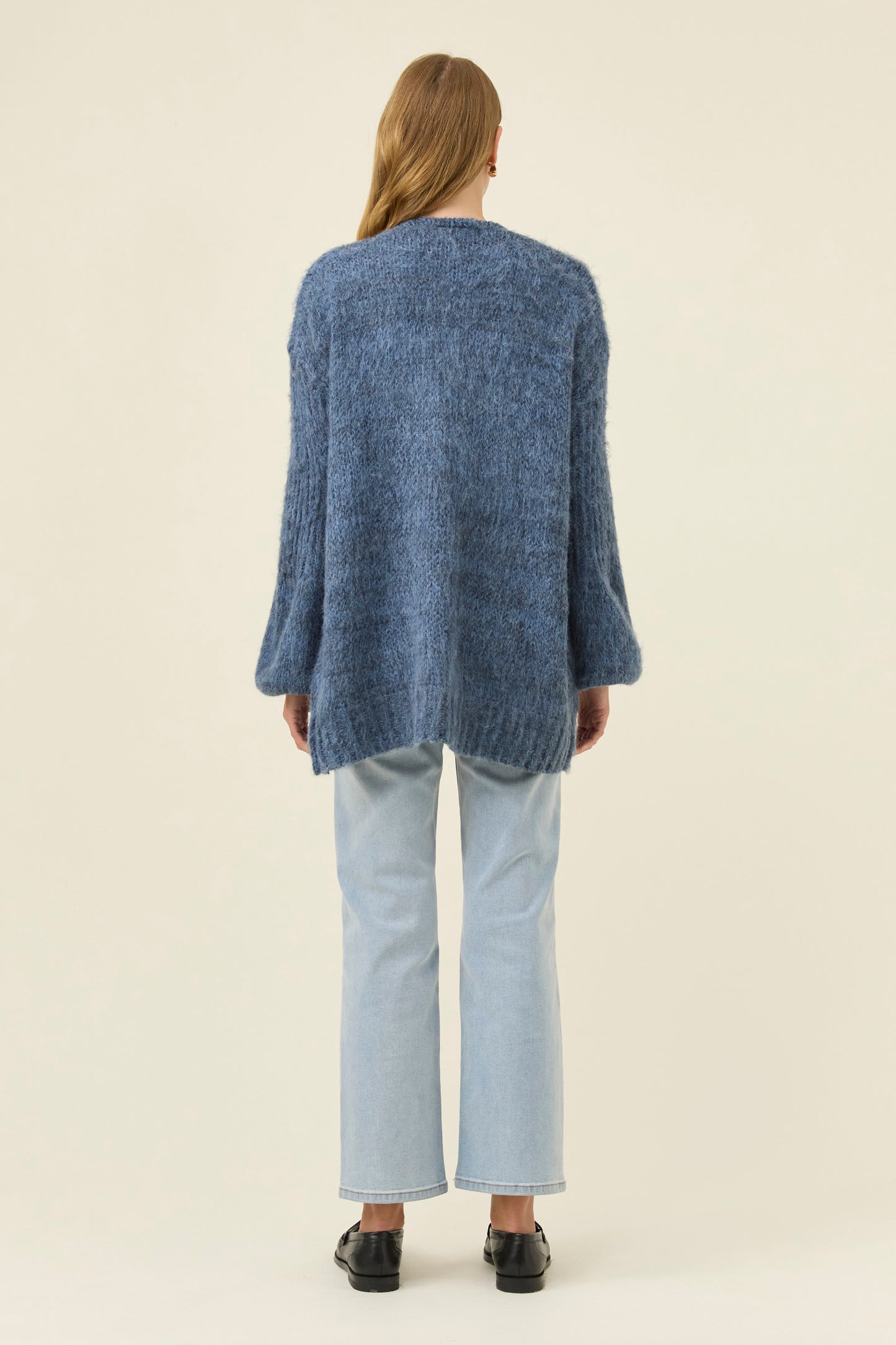 Pallas Relaxed Cardigan OS - Navy
