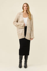 Pallas Relaxed Cardigan OS - Stone