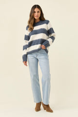 Pallas Stripe Jumper - Navy