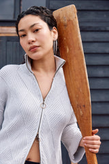 Sadie Zip Jumper - Marle