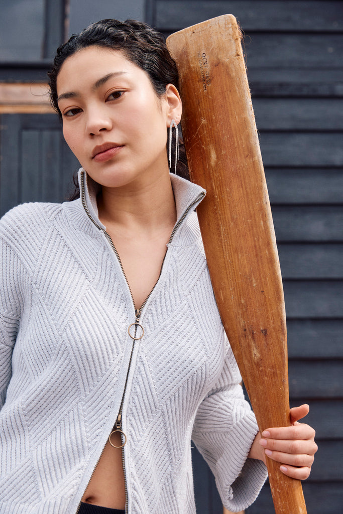 Sadie Zip Jumper - Marle