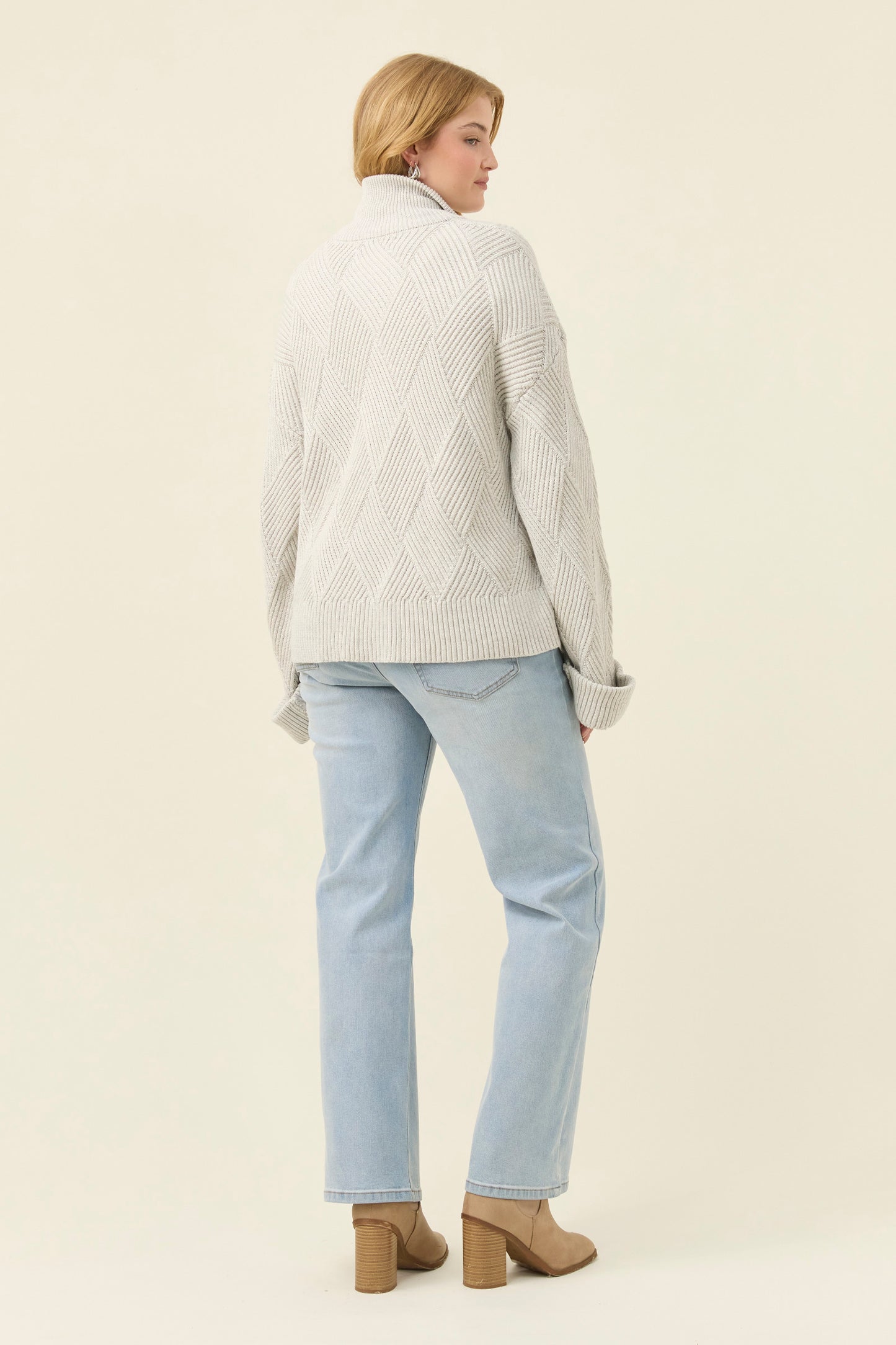 Sadie Zip Jumper - Marle