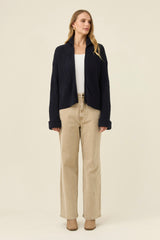 Sadie Zip Jumper - Navy